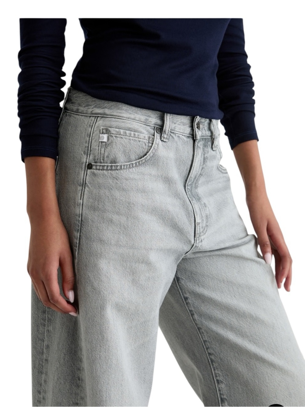 AG Hattie Jean High-Rise Barrel in Al Fresco Size 31 - Picture 2 of 7